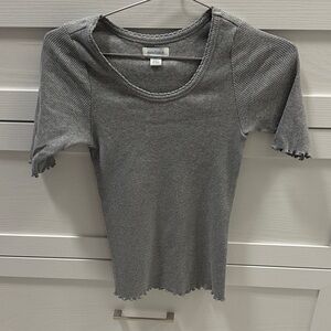Sundance Charcoal Short Sleeve Top
